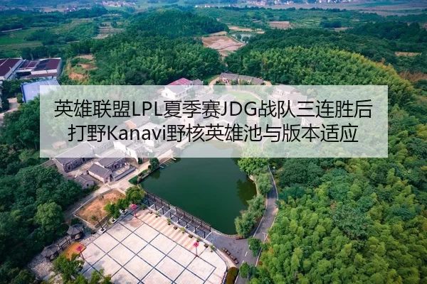 英雄联盟LPL夏季赛JDG战队三连胜后打野Kanavi野核英雄池与版本适应